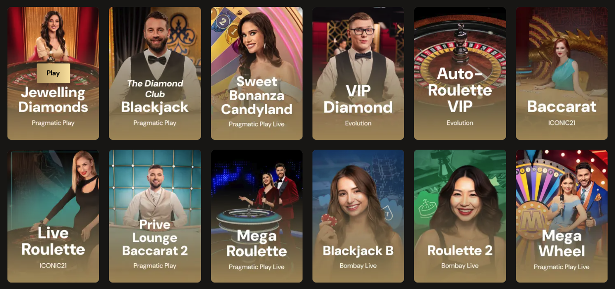 luckyones live casino